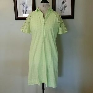 J. Crew eyelet shirtdress