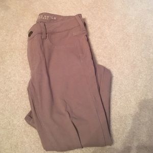 Camel colored super stretch jeggings