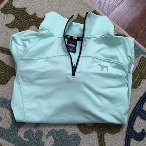 Pink Victoria's Secret Quarter Zip Up