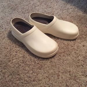 White clogs