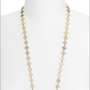 Tory burch mini clover necklace
