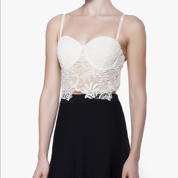 Bebe crotchet bustier brand new with tags size L
