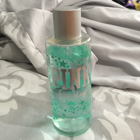 Pink body mist perfumes