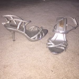 Silver heels