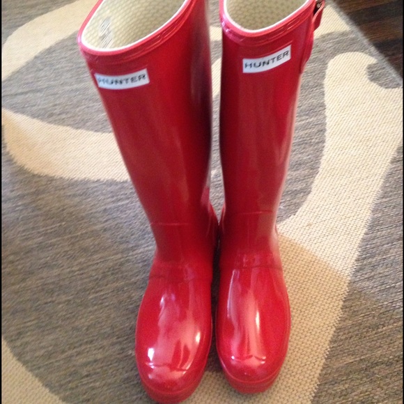 Red Hunter Rain Boots