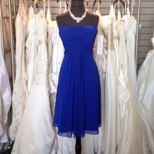 Royal blue dress