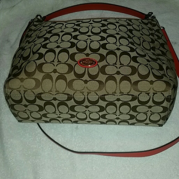 Coach Signature Purse - Picture 2 of 3