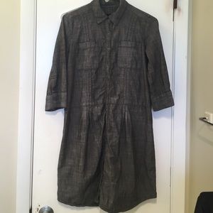 Calvin Klein button up shirt dress