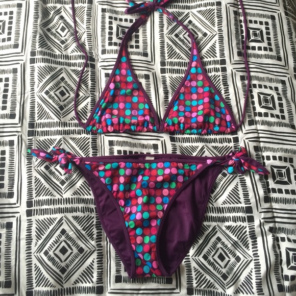 Reversible Victoria Secret triangle bikini
