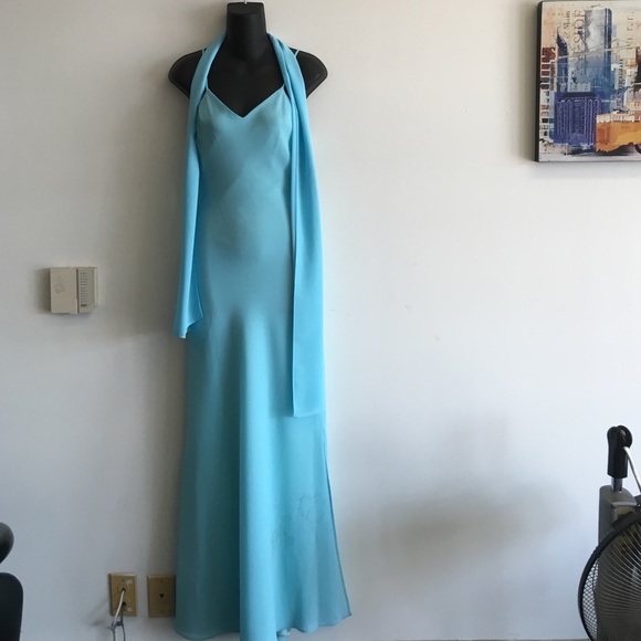 Blue dress