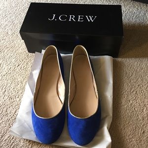 🎊HP 8/23 J.Crew piped suede ballet flats