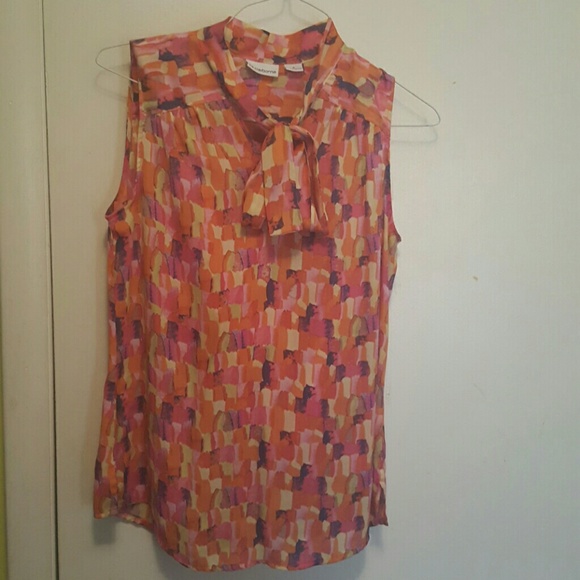 Liz Claiborne pretty colorful blouse