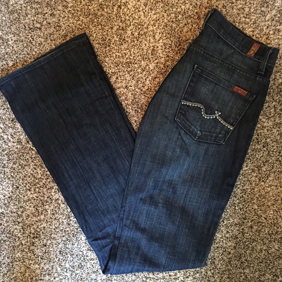 7 for All Mankind High Waist Bootcut Jeans