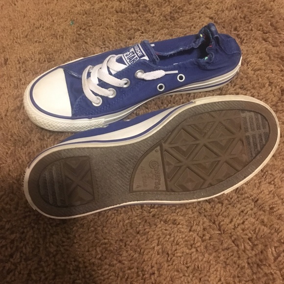 Royal blue converse