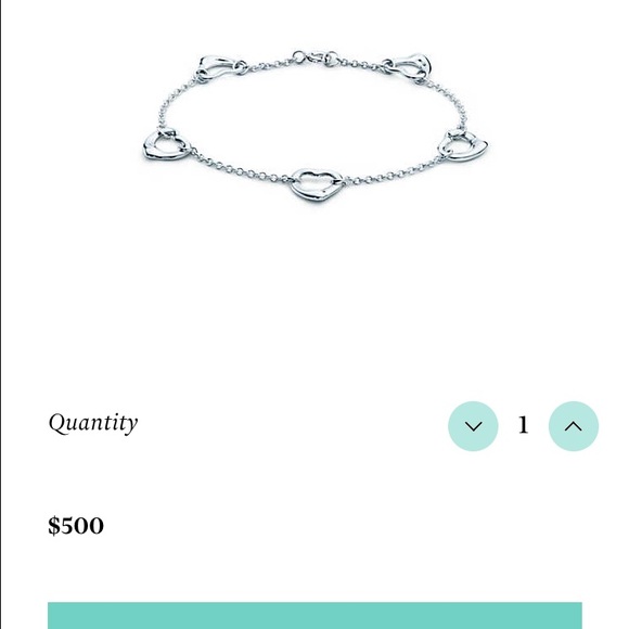 Tiffany & Co. Elsa Perreti open heart bracelet