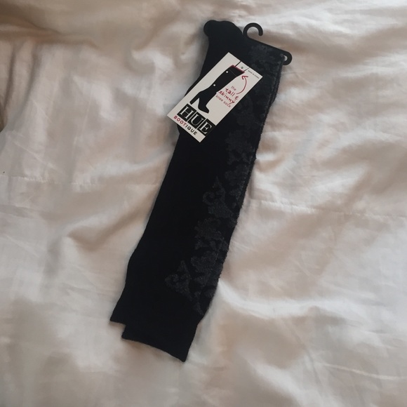 Black Tall + Skinny boot socks