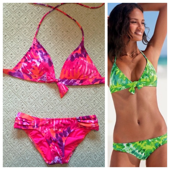 Victoria's Secret Daisy Push Up Swim Bikini Top