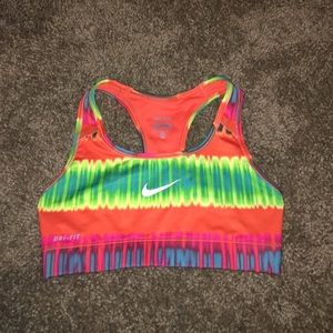 Colorful Nike Sports Bra