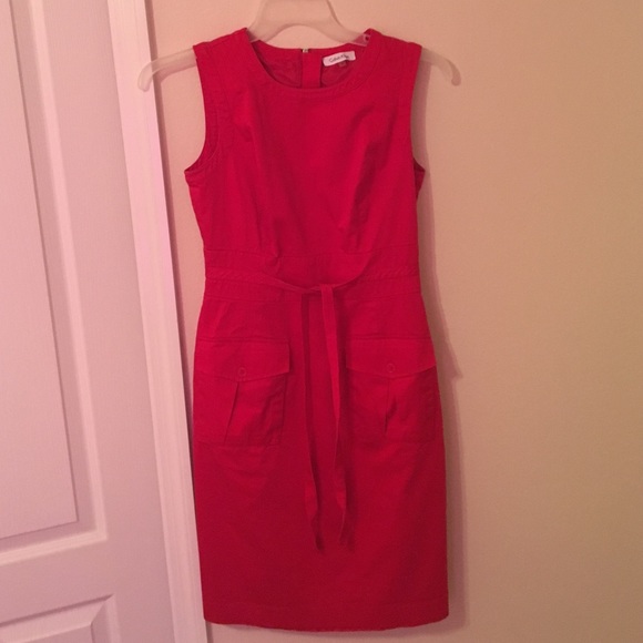 Red Calvin Klein Dress