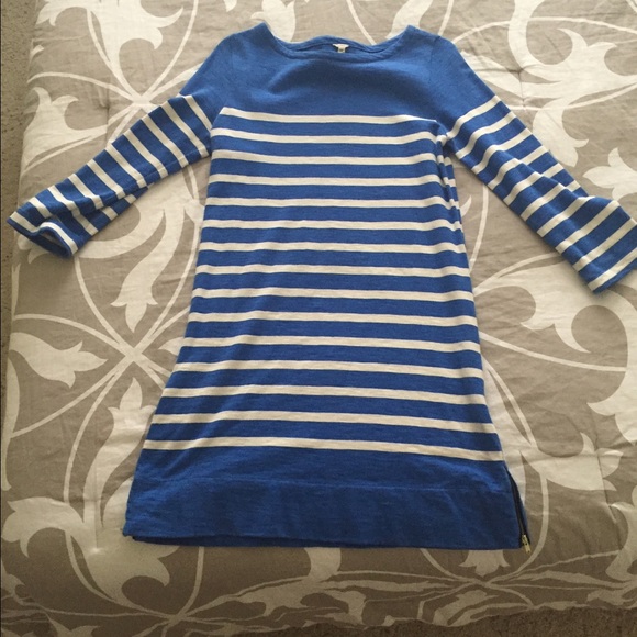 Jcrew stripe tee dress