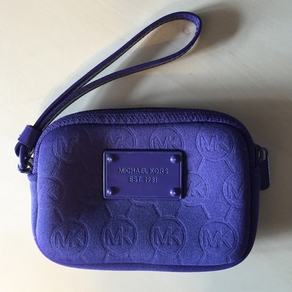 Michael Kors soft purple clutch
