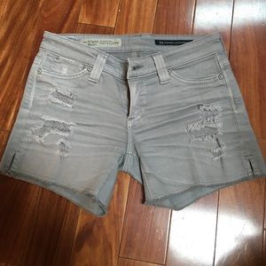 Grey AG jean shorts size 25
