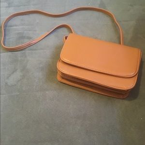 Brown cross body bag