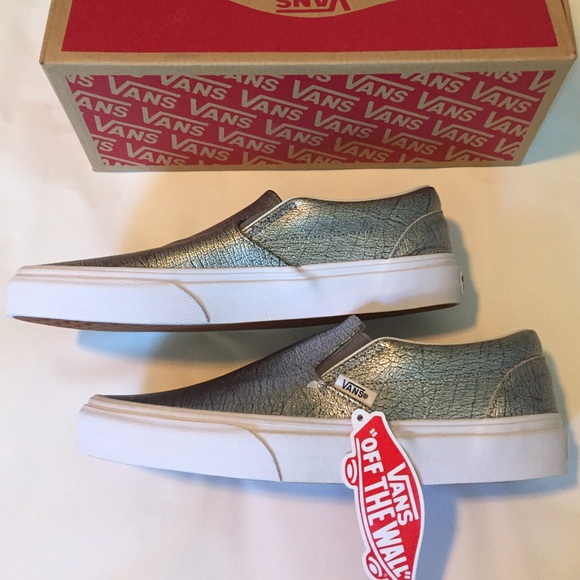 Vans Shoes - 🆕 VANs NWB Foil Metallic Slip-Ons