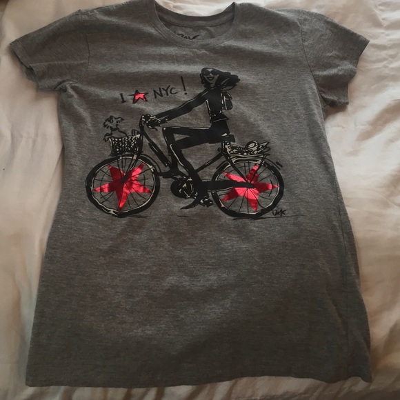Grey "I love NYC" tee