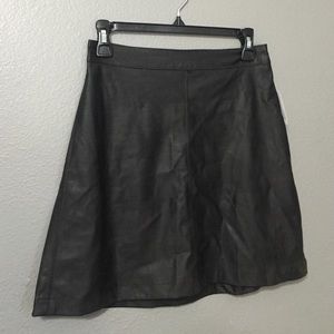 SOLD Vegan leather mini skirt