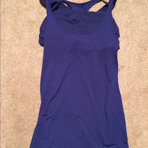 Lululemon All Sport Support tank 8 blue