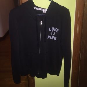 PINK VS ZIP UP SWEATER MAKE OFFERS