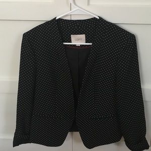 Polka dot blazer