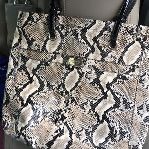 RESERVED!!!! Nine West snakeskin tote bag