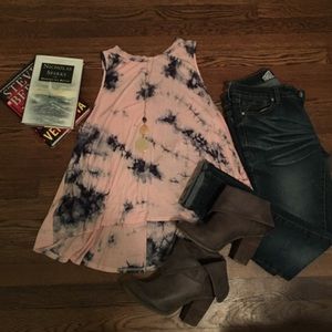 Flowy Tie-Dyed Tank