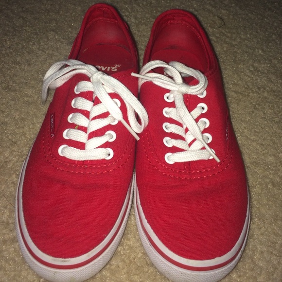 Red Levi Sneakers
