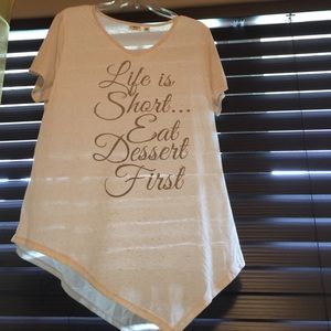 Asymmetrical tee NWOT