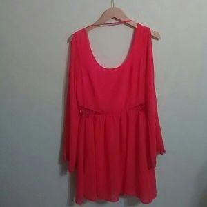 Orange mindi dress