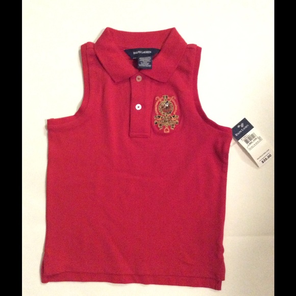 NWT Ralph Lauren Girls/boy’s sleeveless shirt - Picture 1 of 2