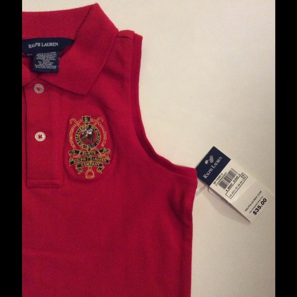 NWT Ralph Lauren Girls/boy’s sleeveless shirt - Picture 2 of 2