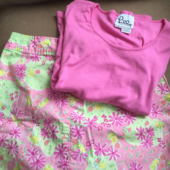 LILLY PULTIZER SKORT & TOP SET
