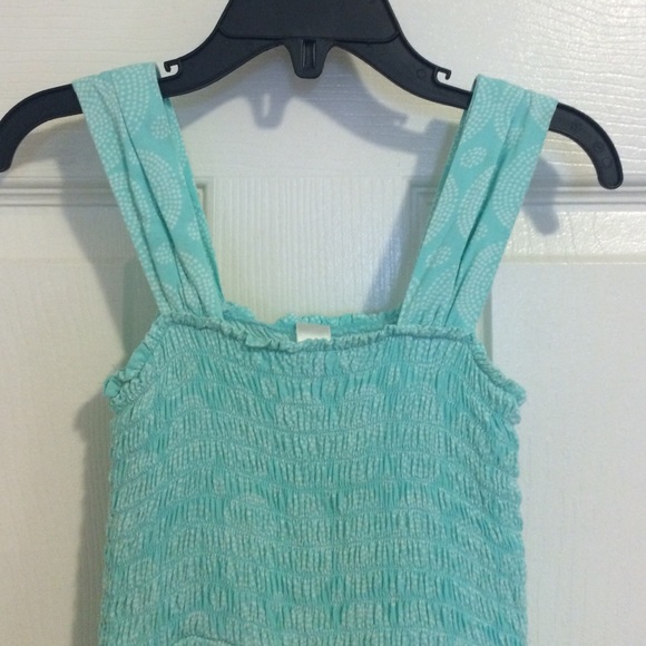 Soft mint girls cutest summer dress - Picture 3 of 4