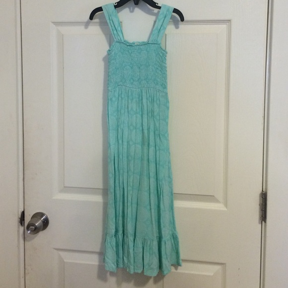 Soft mint girls cutest summer dress - Picture 4 of 4