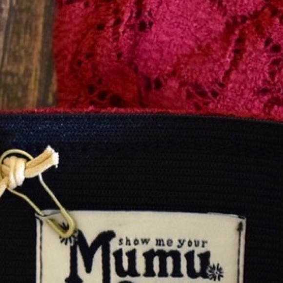 SHOW ME YOUR MUMU Pants Lace Bell Bottoms Flares - Picture 4 of 4