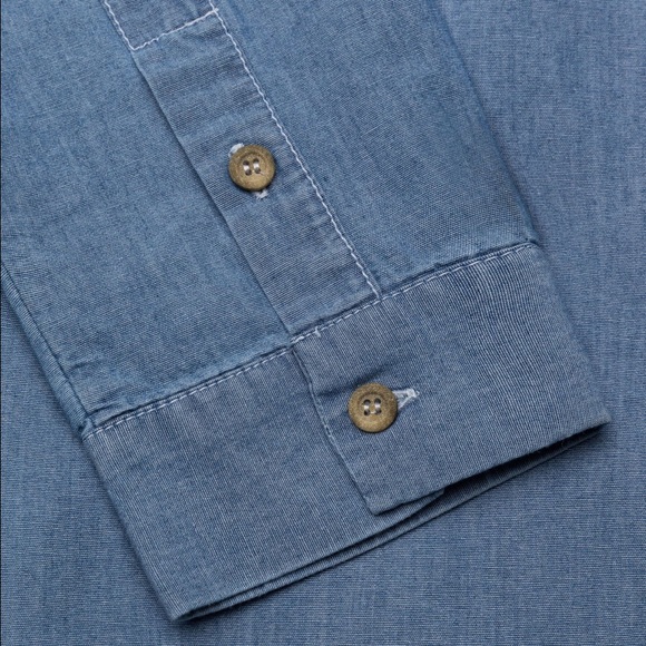 *SALE* NWT chambray denim blouse/dress from Yoek - Picture 2 of 4