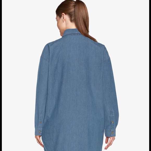 *SALE* NWT chambray denim blouse/dress from Yoek - Picture 3 of 4