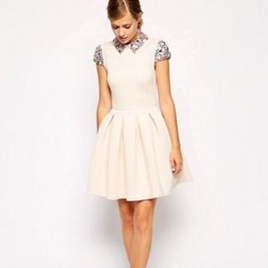 ASOS Embellished Collar Dress