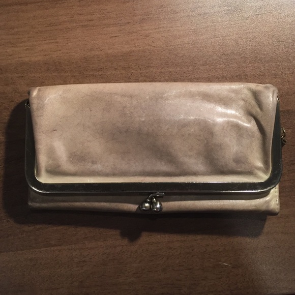 HOBO INTERNATIONAL WALLET LEATHER SAGE GREEN