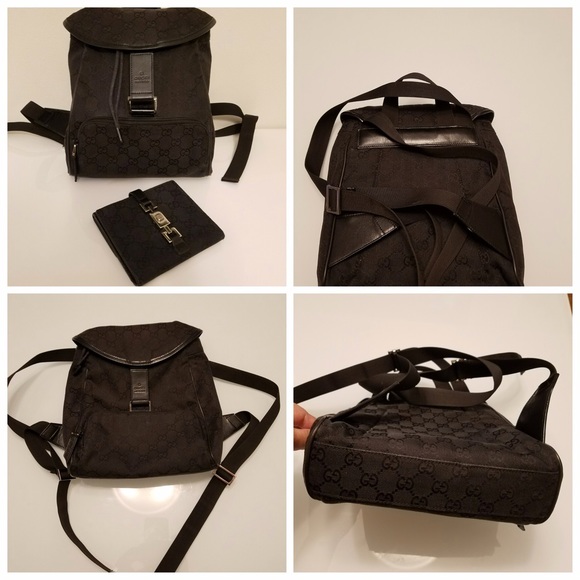 Authentic Gucci SET Backpack & Wallet