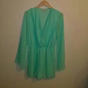 Mint romper charlotte Russe NWOT